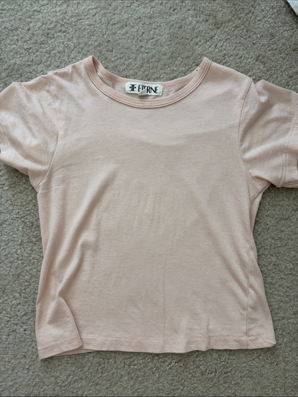 Eterne dusty pink baby tee XS